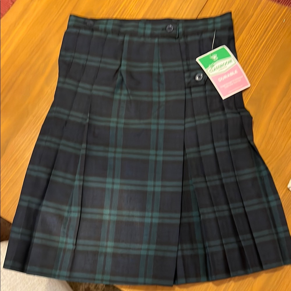 NWT Classroom Uniforms Plaid Kilt Back to School Uniform Size 7 (Girl)